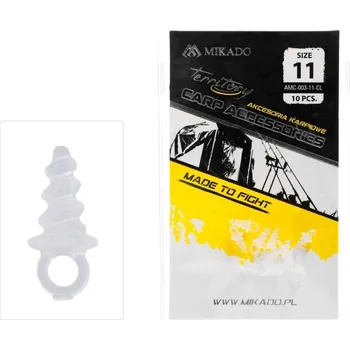 10ks - Vrut Na Boillies Plast Mikado 11mm Bílý