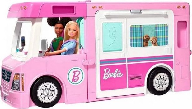 MATTEL Barbie Karavan snů 3v1 Super Camper GHL93
