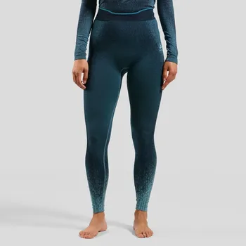 Odlo termo prádlo BL BOTTOM long PERFORMANCE WARM BLACKCOMB 2024/2025 Modrá S Dámské