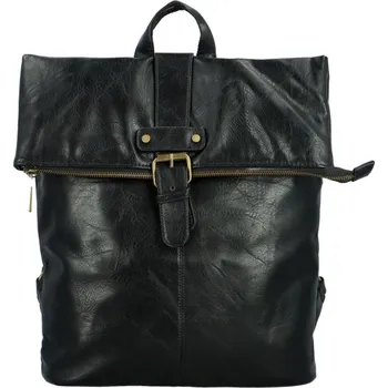 Městský batoh Stylový koženkový batoh Gohar, černý