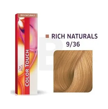 Nestandardní parfém Wella Professionals Color Touch Rich Naturals profesionální demi-permanentní barva na vlasy s multi-dimenzionálním efektem 9/36 60 ml