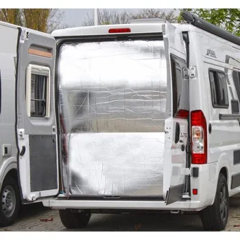 Příslušenství ke karavanu Termozávěs na zadní dveře Fiat Ducato, Peugeot Boxer, Citröen Jumper barva Světle šedá, bez okna