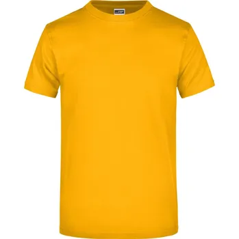 James & Nicholson Tričko z těžké bavlny - 3XL gold yellow
