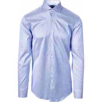 Pánská košile MMER Pánská košile s potiskem Metropolis bílá vel. 46