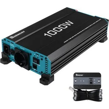 Příslušenství ke karavanu Renogy měnič napětí 12V 1000W s čistou sinusoidou
