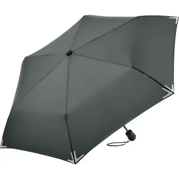 Deštník Fare Mini skládací deštník LED „Safebrella®“ - onesize grey