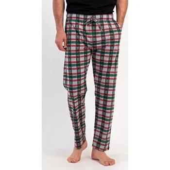 Pánské pyžamo Pánské pyžamové kalhoty Paul - tmavě zelená - XXL