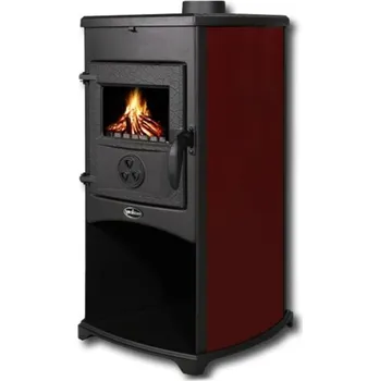 Krbová kamna TIM SISTEM TIM SISTEM, krbová kamna na TP, NORA ECO bordo 8,56 kW_MÍRNĚ_POŠKOZENÁ (č.200)