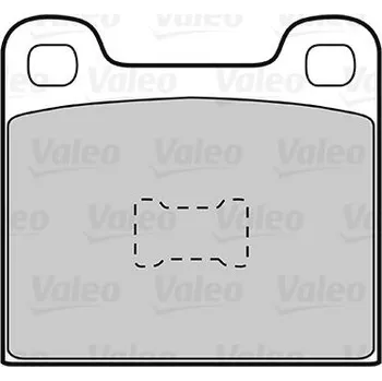 Brzdová destička Sada brzdových destiček, kotoučová brzda VALEO 301099