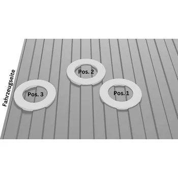 Příslušenství ke karavanu Adaptér pro Maxxfan Dome na Fiat Ducato varianta pozice 2