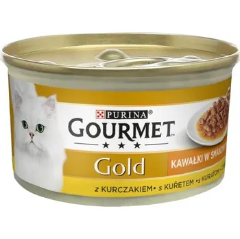 Pro kočku 24ks GOURMET GOLD Sauce Delights s kuřetem 85g