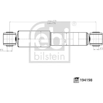 Tlumič pérování FEBI BILSTEIN 194198