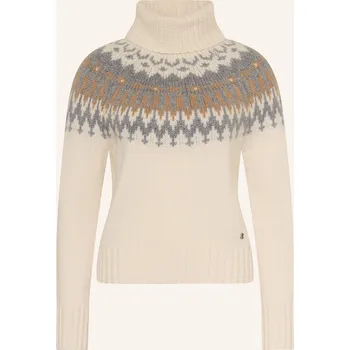 Dámský svetr Bogner Dámský Svetr S Rolákem Ingrid-1 Z Kašmíru, režná /...