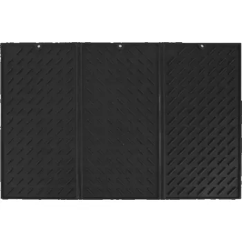 Odkapávač na nádobí Silikonová odkapávací podložka 40 x 60 cm - Černá