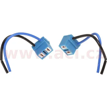 patice pro žárovku H7 keramická zahnutá (sada 2 ks)