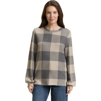 Dámské tričko Tom Tailor vzorované dámské triko 1044923 38731 Béžová L