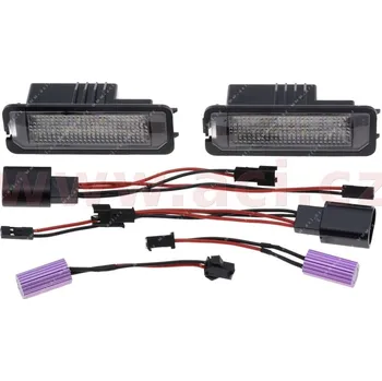 Osvětlení SPZ osvětlení SPZ LED (sada 2 ks) včetně odporů pro odstranění chyb. hlášek