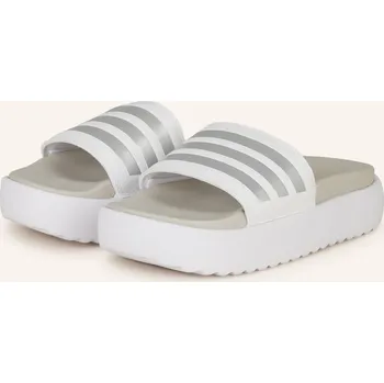 Dámské sandále Adidas Dámské Pantofle Na Platformě Adilette Platform, bílá /...