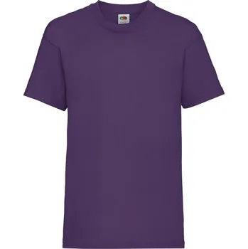 Dívčí oblečení Fruit of the Loom Dětské tričko - 152 purple