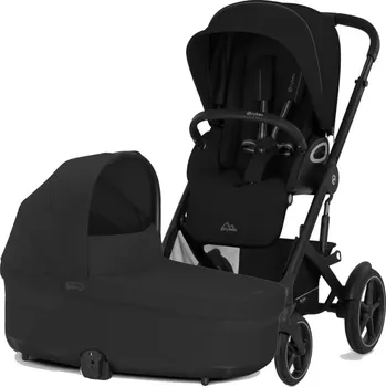 Kočárek CYBEX Talos S Lux + Cot S 2026 Moon Black (Black Frame)