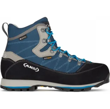 Pánská treková obuv AKU TREKKER LITE III GTX - dámská kožená - černá/modrá Velikost: 38