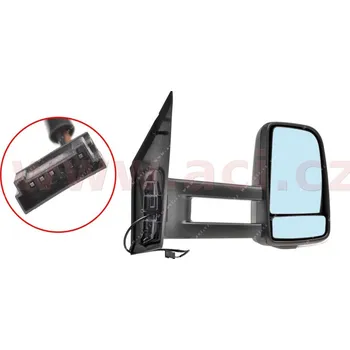 Auto zrcátko Vnější zpětné zrcátko VAN WEZEL 3077824