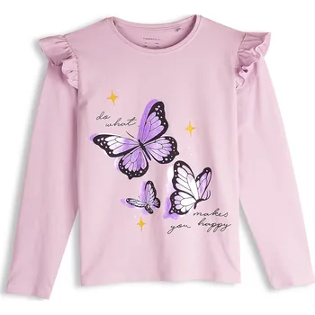 Dívčí oblečení GATE Bavlněné tričko s potiskem 7Y 825-0526/6321