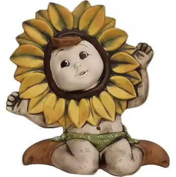 Zahradní dekorace Slunečnice 26 x 25 zahradní dekorace keramika