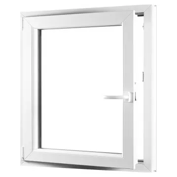 Okno SKLADOVÁ-OKNA.cz NOVÉ!!! Jednokřídlé plastové okno REHAU Smartline+, otvíravo-sklopné levé 430 x 560 mm Bílá