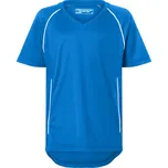 James & Nicholson Dětské týmové tričko - S royal/white