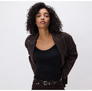 Reserved - Tričko s dlouhými rukávy a vysokým podílem modalu - černý - 673IU-99X - 673IU-99X-XL