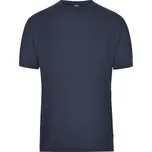 James & Nicholson Pánské pracovní tričko z bio bavlny - Solid - 4XL navy