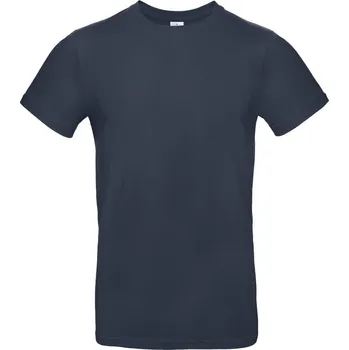 Pánské tričko B&C Collection Tričko z těžké bavlny - XS navy