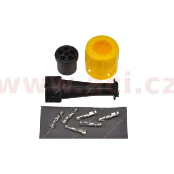 Autodíl zástrčka 6 pin bajonet 1 vývod žlutý JOKON (Německo) ORIGINÁL