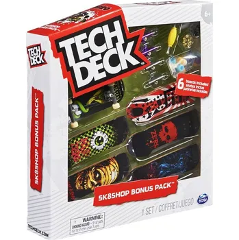 Dětské zboží Tech Deck skateshop 6ks s příslušenstvím Zero Zero