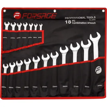 Klíč Forsage Sada očkoplochých klíčů 18 ks 8–32 mm CrV