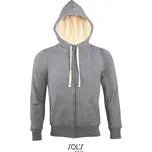 SOL's Collection Unisex mikina s kapucí - XXS grey melange