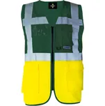 Korntex Multifunkční vesta - L paramedic green/yellow