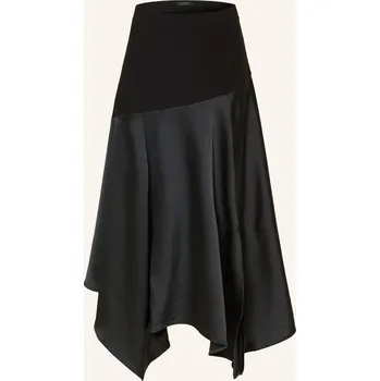Dámská sukně Allsaints Rock Pia V Kombinaci Materiálů, černá