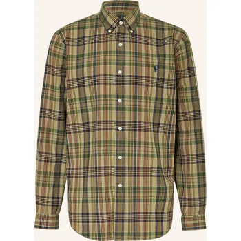 Pánská košile Polo Ralph Lauren Pánská Košile Custom Fit, khaki / tmavě...