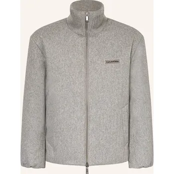 Calvin Klein Pánská Péřová Bunda, šedá, 50