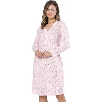 Dámská noční košile Dámská noční košile Ursula 1622 LEVEZA růžová světlá L