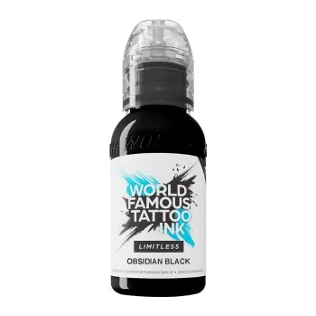Tetovací barva WORLD FAMOUS LIMITLESS - OBSIDIAN BLACK - 30ML