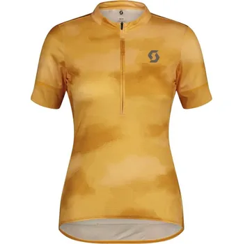 cyklistický dres SCOTT Dámský cyklistický dres Endurance 10 léto biscuit beige/sugar pink XL Dámské