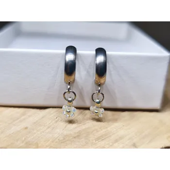 Náušnice Bellakvět Kroužkové náušnice -"Jiskra" - Miyuki & Ocel