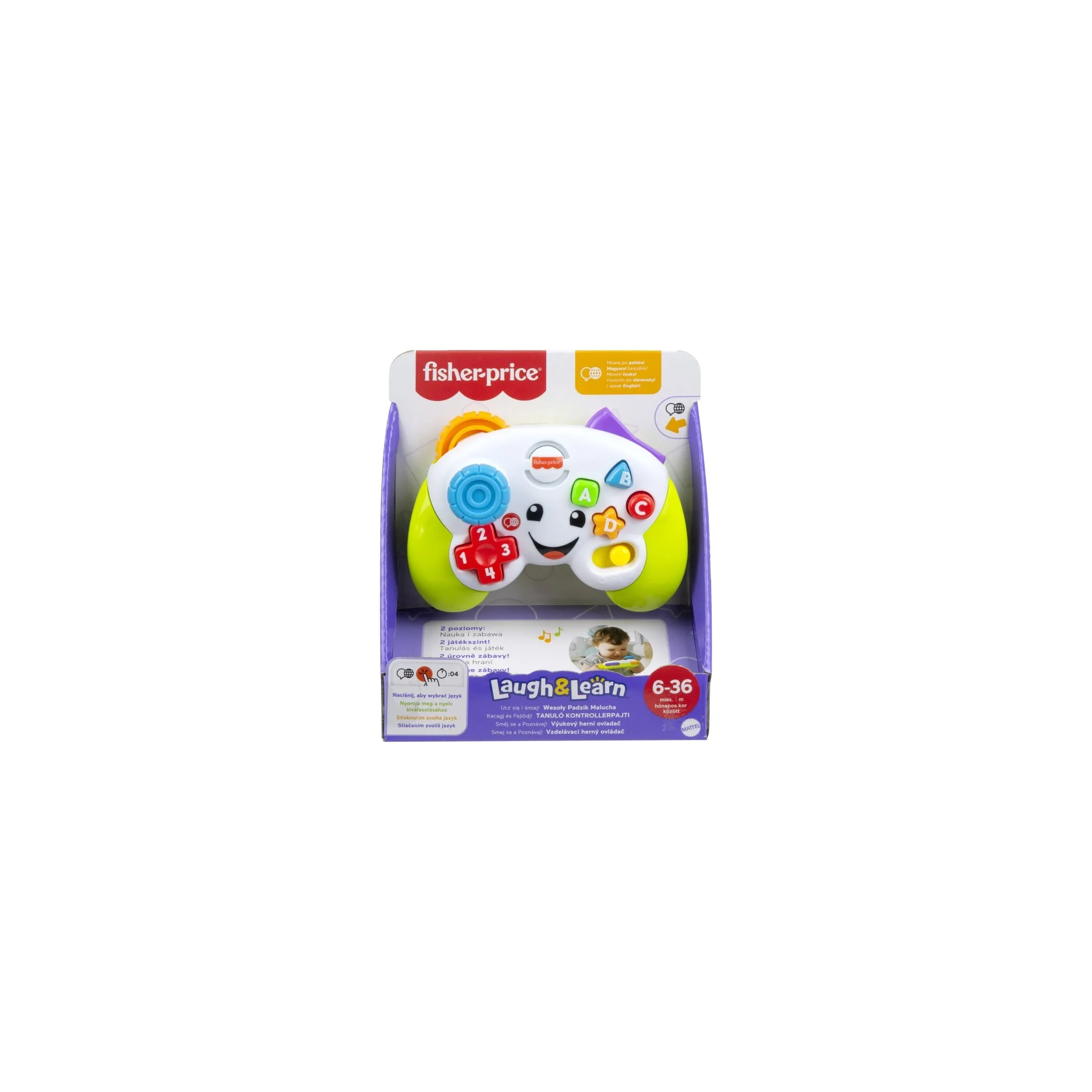 Fotografie 1 - Hračka pro nejmenší Fisher Price Baby veselý herní ovladač