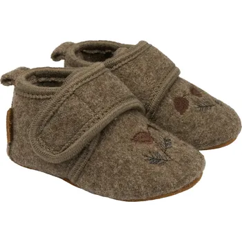 Capáčky MIKK-LINE Dětské kožené capáčky Jelenice – barefoot, protiskluzové 18-24 měsíců