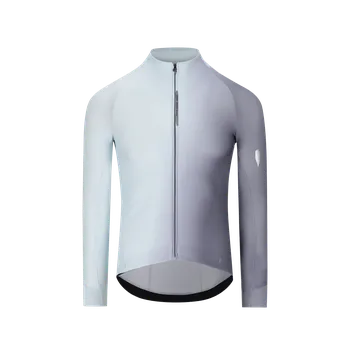 cyklistický dres Q36.5 Cyklistický dres Gregarius Hybrid Big Fade long sleeve jersey podzim, ZIMA Modrá M Pánské