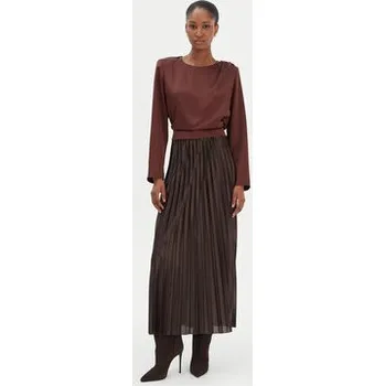 Dámská halenka Rinascimento Halenka CFC0126404003 Hnědá Regular Fit XL