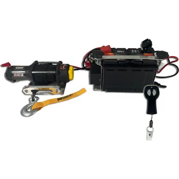 Příslušenství pro přívěs Sada elektrického navijáku, včetně akumulátoru, pro přívěsy DEBON